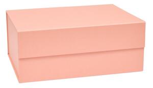 Světle růžový kartonový úložný box s víkem 33x25x15 cm Hako – OYOY Living Design