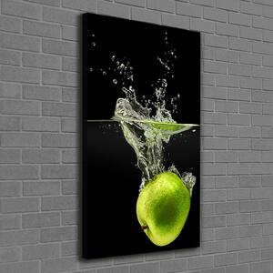 Vertikální Foto obraz na plátně Zelená jablka ocv-122126544