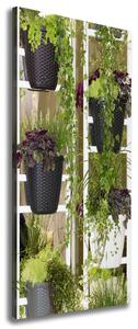 Vertikální Vertikální Foto obraz na plátně do obýváku Květináč ocv-122362015