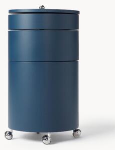 Kulatá skříňka na kolečkách Barboy, design Verner Panton