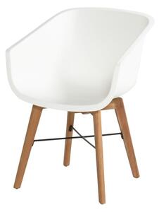 Bílé plastové zahradní židle v sadě 2 ks Amalia – Hartman