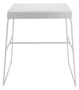 Bílý kovový jídelní stůl 58x75 cm A-Café – Zone