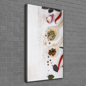Vertikální Foto obraz na plátně Zelenina a koření ocv-123135134