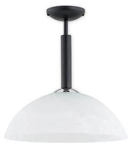 Přisazené svítidlo Lemir O2921 W1 CZA + CH Lava1 černá matná + chrom
