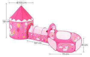 Dětský stan 3v1 Princess LPT701P01