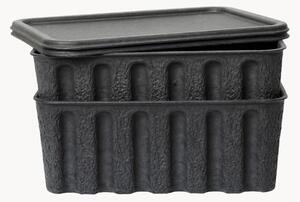 Sada skladovacích boxů z papírové buničiny Pulp, 2 díly