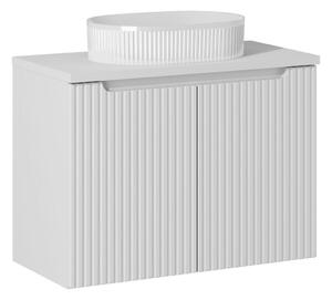 Comad Koupelnová skříňka s deskovým umyvadlem Nova White 80 bílá