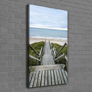 Vertikální Foto obraz na plátně Stezka na pláž ocv-125412785