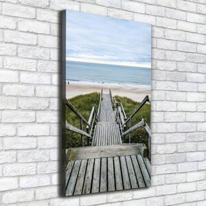 Vertikální Foto obraz na plátně Stezka na pláž ocv-125412785