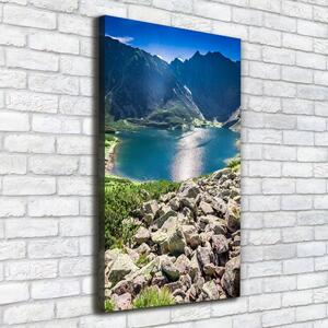 Vertikální Foto obraz na plátně Černé jezero Tatry ocv-127509941