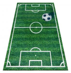 Makro Abra Dětský kusový koberec vhodný k praní BAMBINO 51760 Fotbal kopačák zelený Rozměr: 80x150 cm