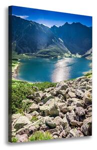 Vertikální Foto obraz na plátně Černé jezero Tatry ocv-127509941