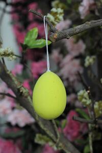 Žlutá závěsné velikonoční vajíčko 7cm