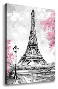 Vertikální Foto obraz na plátně Eiffelová věž Paříž ocv-129898169