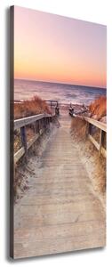 Vertikální Foto obraz na plátně Stezka na pláž ocv-135049987