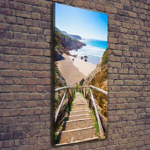 Vertikální Foto obraz na plátně Stezka na pláž ocv-135610258