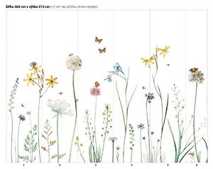 Samolepící tapeta - Butterfly garden - 360x273
