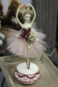 Růžově bordó baletka La Rosa 29cm