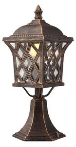Redo 9953 - Venkovní lampa BREMEN 1xE27/42W/230V IP23 zlatá/patina