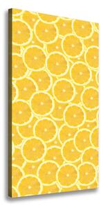 Vertikální Moderní obraz canvas na rámu Citrony ocv-138709638