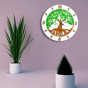 Dřevěné nástěnné hodiny-strom života