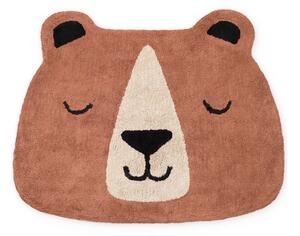 Hnědý pratelný/ručně tkaný bavlněný dětský koberec 101x120 cm Snuggle Benni – Hanse Home