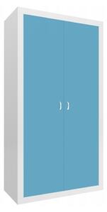 Šatní skříň FILIP 2D (různé barvy), Modrá