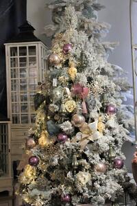 Bílý umělý vánoční stromek 150 cm