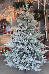 Bílý lesní umělý vánoční stromek 3D+2D 180cm