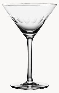 Sada ručně foukaných křišťálových sklenic na martini Lens, 2 díly