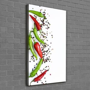 Vertikální Foto obraz na plátně Chilli papričky ocv-166768878
