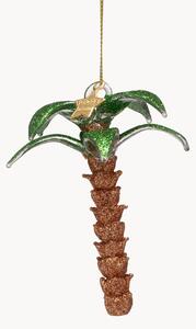 Ručně foukaná vánoční ozdoba Palm Tree