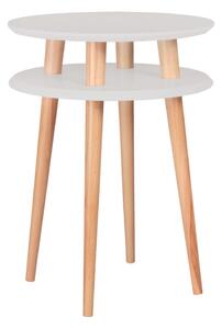 Světle šedý odkládací stolek Ragaba UFO, Ø 45 cm