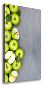 Vertikální Foto obraz na plátně Zelená jablka ocv-177833879