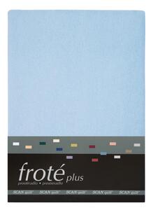 Napínací prostěradlo FROTÉ PLUS světle modrá 90 x 200 cm