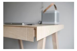Psací stůl z jasanového dřeva EMKO 4.9, 80 x 70 cm