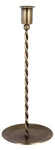 Kovový svícen Estelle Antique Brass 27 cm Strömshaga