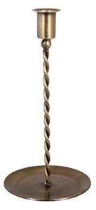 Kovový svícen Estelle Antique Brass 22 cm Strömshaga