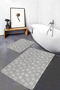 Bílo-šedé koupelnové předložky v sadě 2 ks 100x60 cm - Minimalist Home World