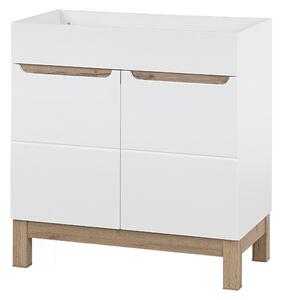 Comad Koupelnová skříňka pod umyvadlo Bali White 80 bílá/dub wotan