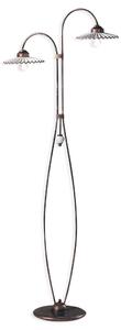 Ferroluce Retro stojací lampa L'AQUILA, v. 170 cm, 2xE27