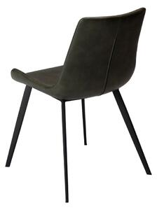 Zelená jídelní židle z imitace kůže DAN–FORM Denmark Hype