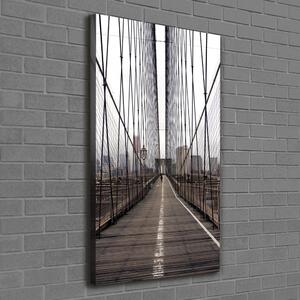 Vertikální Foto obraz na plátně Brooklynský most ocv-24812504