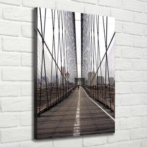 Vertikální Foto obraz na plátně Brooklynský most ocv-24812504