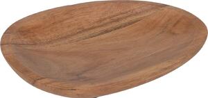 Dřevěný talíř, 16 x 13 x 1,5 cm