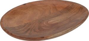 Dřevěný talíř, 25 x 20 x 1,5 cm