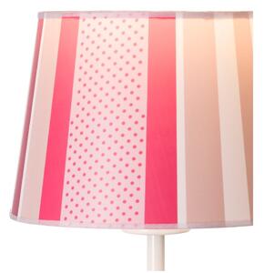 Růžová stolní lampa SULION Lines