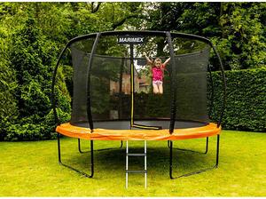 Premium Trampolína ø 244 cm + vnitřní ochranná síť + schůdky MARIMEX 19000103