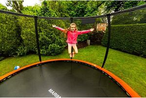 Premium Trampolína ø 244 cm + vnitřní ochranná síť + schůdky MARIMEX 19000103
