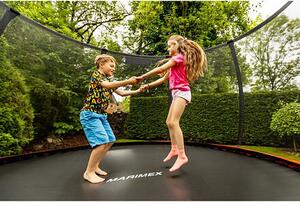 Premium Trampolína ø 244 cm + vnitřní ochranná síť + schůdky MARIMEX 19000103